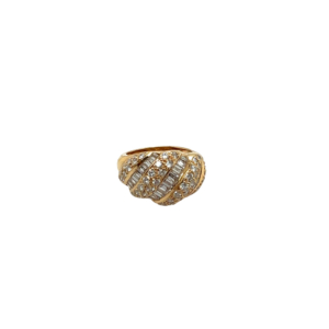 18K Yellow Gold Diamond Band