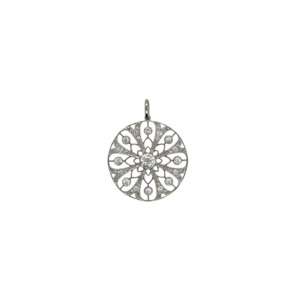 Edwardian Platinum Diamond Pendant