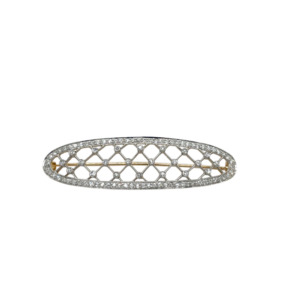 Edwardian Platinum Diamond Brooch