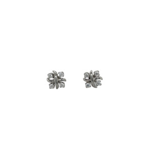 Tiffany & Co. Schlumberger Platinum Diamond Earrings