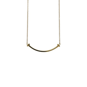 Tiffany & Co. 18K Yellow Gold Smile Pendant