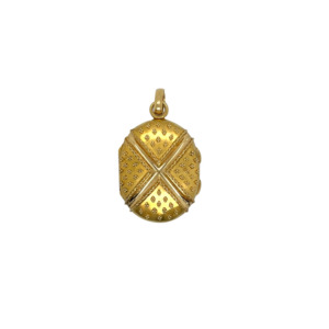 Antique 14K Yellow Gold Etruscan Locket