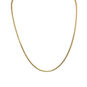 18k Yellow Gold Long Chain