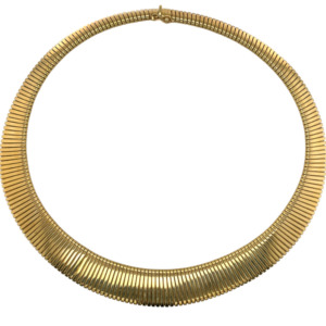 18K Yellow Gold Tubogas Necklace