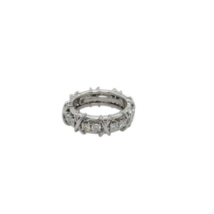 Tiffany & Co. Platinum Diamond Band