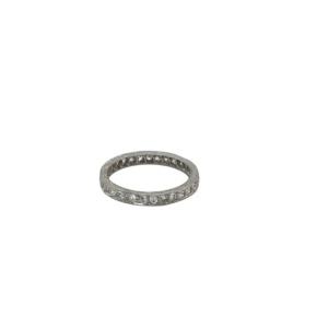 Art Deco Platinum Diamond Eternity Band