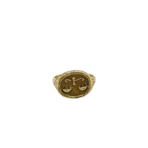 Tiffany & Co. 18K Yellow Gold Zodiac Ring