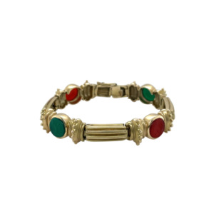 14K Yellow Gold Intaglio Bracelet