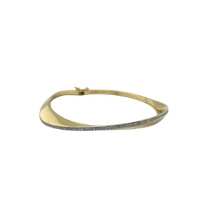 14K Yellow Gold Bangle Bracelet