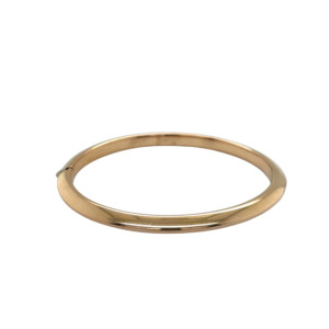 18K Rose Gold Bangle Bracelet