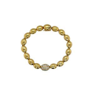 Fred 18k Yellow Gold Diamond Bracelet