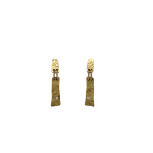 H Stern 18K Yellow Gold Diamond Drop Earrings