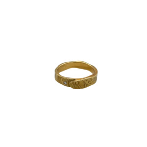 H Stern 18K Yellow Gold Diamond Band