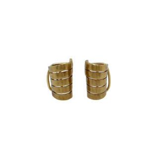 H Stern 18K Yellow Gold Huggie Earrings