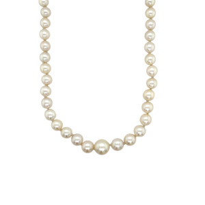 Art Deco Platinum Jade, Pearl, and Diamond Necklace