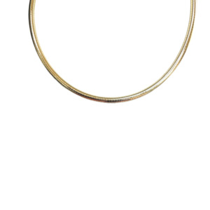 14 Yellow Gold Omega Necklace
