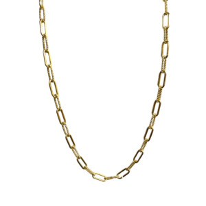 18K Yellow Gold Long Chain