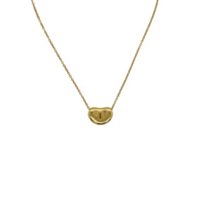 Tiffany & Co. 18K Yellow Gold Bean Pendant
