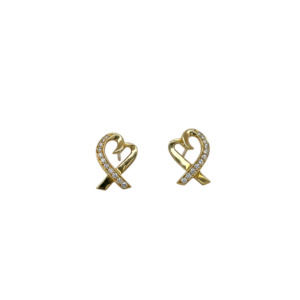 Tiffany & Co. 18K Yellow Gold Diamond Earrings