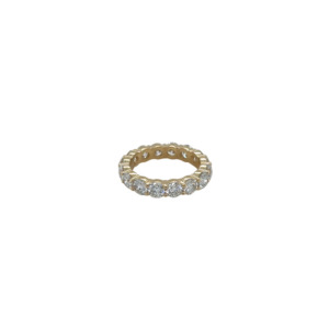14K Yellow Gold Diamond Eternity Band