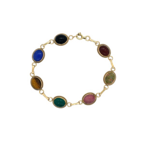 14K Yellow Gold Scarab Bracelet
