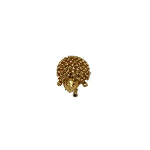 Tiffany & Co. 18K Yellow Gold Hedgehog Brooch