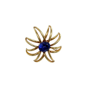 Tiffany & Co. 18K Yellow Gold Tanzanite Fireworks Brooch