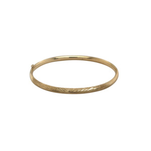 14K Yellow Gold Bangle Bracelet