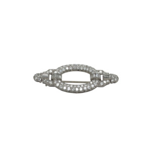Platinum Diamond Brooch