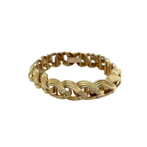 French 18K Yellow Gold Bracelet