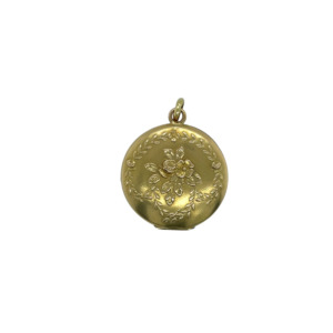 French 18K Yellow Gold Locket