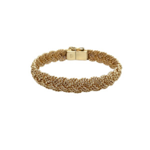 AGA 14k Yellow Gold Bangle Bracelet