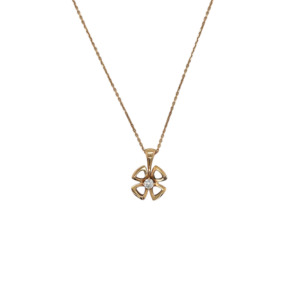 Bulgari 18K Rose Gold Diamond Necklace